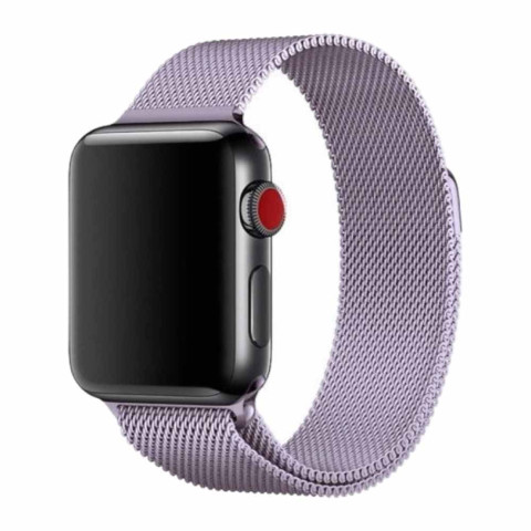 Ремешок для Apple watch 38/40/41mm Milanese Loop Band Lilac cream Ремешок для Apple watch 38/40/41mm Milanese Loop Band Lilac cream